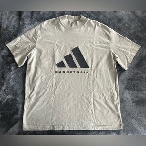 Adidas ONE size L  Cotton Jersey Heavyweight T-shirt Sesame.  IN7568